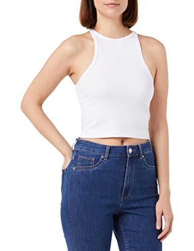 Dr. Denim Damen Lara Top Unterhemd, weiß, Large von Dr. Denim