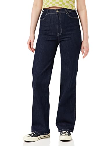Dr Denim Damen Moxy Straight Jeans, Pyke Blue Rinse, XL/30 von Dr. Denim