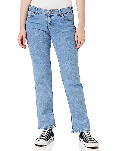 Dr. Denim Damen Moxy Straight Shoe C Jeans, Reinga Mid Plain, S/34 von Dr. Denim