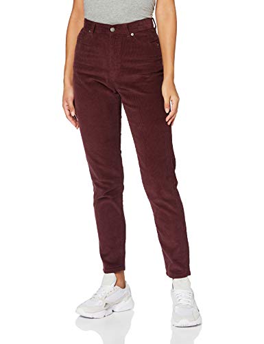 Dr. Denim Damen Nora Jeans, Mulberry Wine Cord, 24W / 30L von Dr. Denim