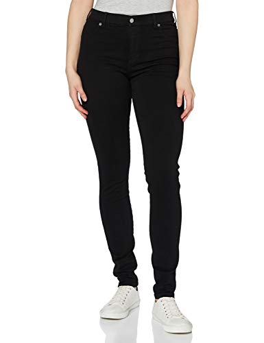 Dr. Denim Damen Plenty Skinny Jeans, Schwarz (Black 101), L von Dr. Denim