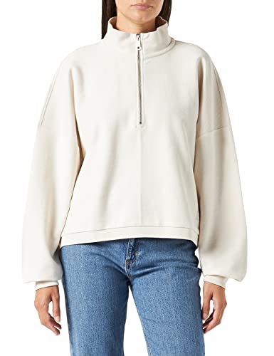 Dr. Denim Damen Sanne Sweatshirt, Weißer Sand, 42 von Dr. Denim