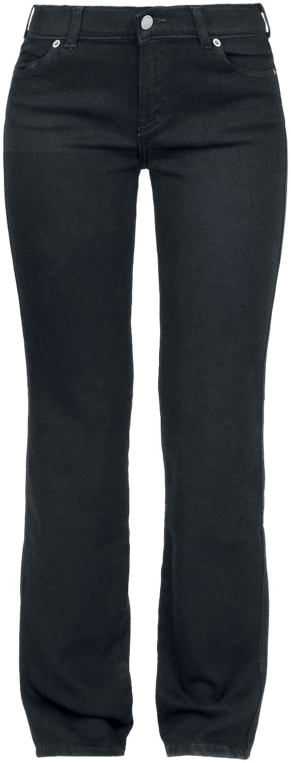 Dr. Denim Jeans - Dixy Straight - XS bis XL - für Damen - Größe L - schwarz von Dr. Denim