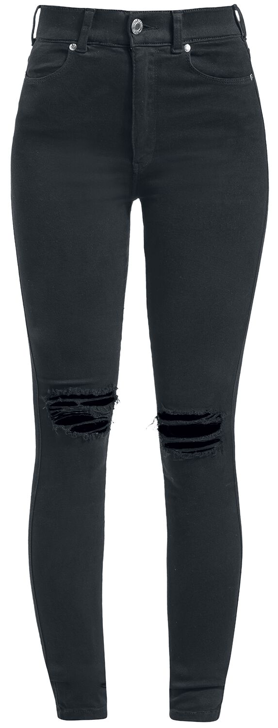 Dr. Denim Jeans - Moxy Ripped Knees - XS - für Damen - Größe XS - schwarz von Dr. Denim