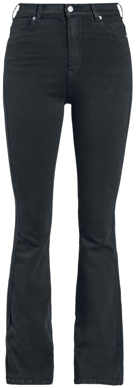 Dr. Denim Moxy Flare Jeans schwarz in S von Dr. Denim