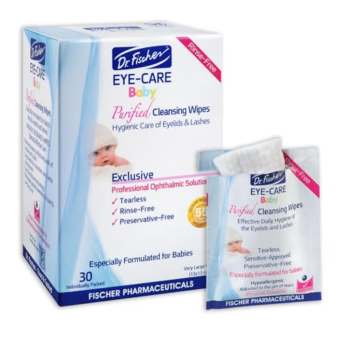 Dr. Fischer EYE-CARE BABY Non-Irritating Preservative-Free Purified Cleansing Wipes- 30 Pack von Dr. Fischer