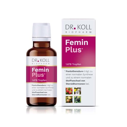Femin Plus von Dr. Koll - Unterstützt Frauen mit Vitaminen und Pflanzenextrakten, 50 ml von Dr. Koll Biopharm