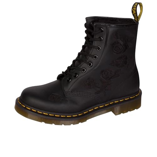 DR. MARTENS Damen 8 Eye Boots, Black/Blue Viper Croc Emboss, 38 EU von Dr. Martens