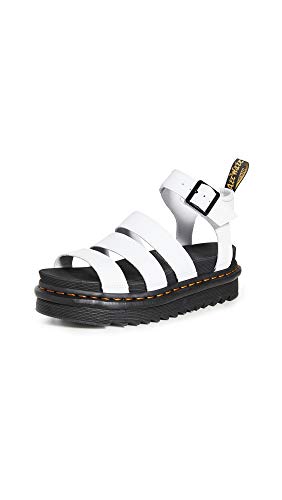 DR. MARTENS Damen Blaire Sandals, White Hydro, 42 EU von Dr. Martens