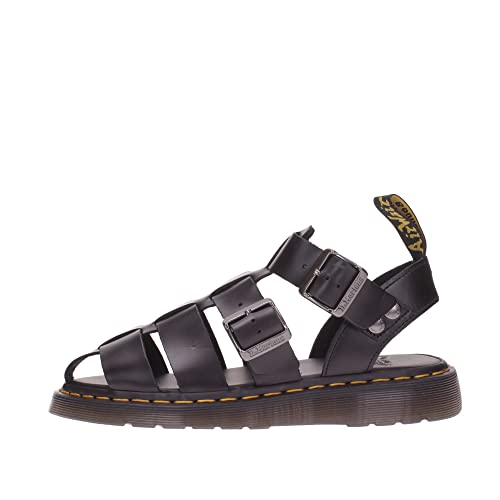 Dr. Martens Herren Black Sandals, Schwarz, 45 EU von Dr. Martens