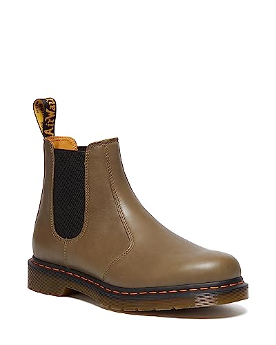 DR. MARTENS Herren Chelsea Boots, Olive Carrara, 43 EU von Dr. Martens