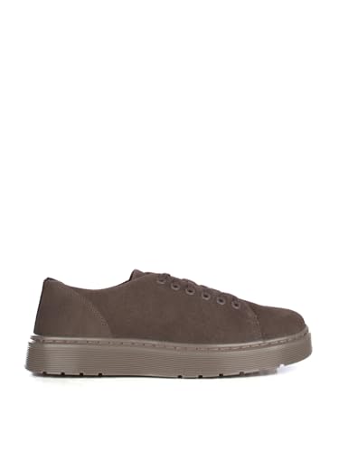 DR. MARTENS Unisex 6 Eye Shoe Boots, Gunmetal E.H. Suede, 46 EU von Dr. Martens