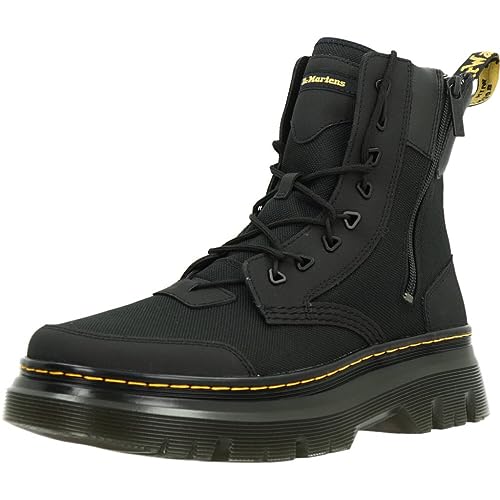 DR. MARTENS Unisex 8 Eye Boots, Black Ajax & Black Extra Tough 50/50 & Black Hydro, 41 EU von Dr. Martens