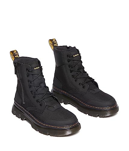 DR. MARTENS Unisex 8 Eye Boots, Black Ajax & Black Extra Tough 50/50 & Black Hydro, 44 EU von Dr. Martens