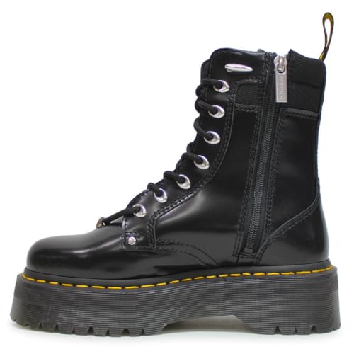 DR. MARTENS Unisex 8 Eye Boots, Black Buttero & Black 100% Recycled Da Pk Mesh, 38 EU von Dr. Martens