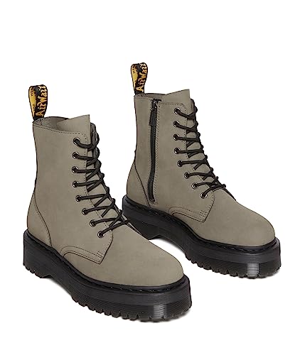 Dr. Martens Unisex 8 Eye Boots, Nickel Grey Milled Nubuck Wp, 39 EU von Dr. Martens