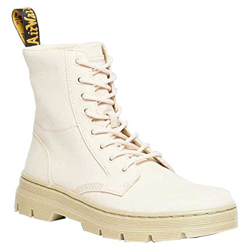 DR. MARTENS Unisex Combs Amphibians, Parchment Beige 10 Oz Canvas & Parchment Beige Milled Coated Leather, 41 EU von Dr. Martens