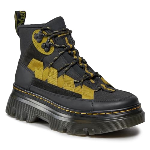 DR. MARTENS Unisex 8 Eye Boots, Black Lapstone & Black Poly Rip Stop, 41 EU von Dr. Martens