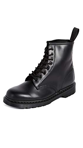 Dr. Martens 1460 MONO Smooth BLACK, Unisex-Erwachsene Combat Boots, Schwarz (Black), 39 EU (6 Erwachsene UK) von Dr. Martens