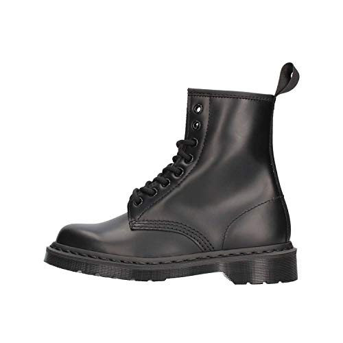 Dr. Martens 1460 MONO Smooth BLACK, Unisex-Erwachsene Combat Boots, Schwarz (Black), 40 EU (6.5 Erwachsene UK) von Dr. Martens