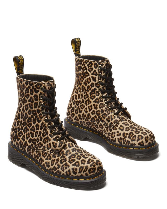 Dr. Martens 1460 Pascal Light Tan Mini Leopard Spot Hair On Boot leopard in EU36 von Dr. Martens