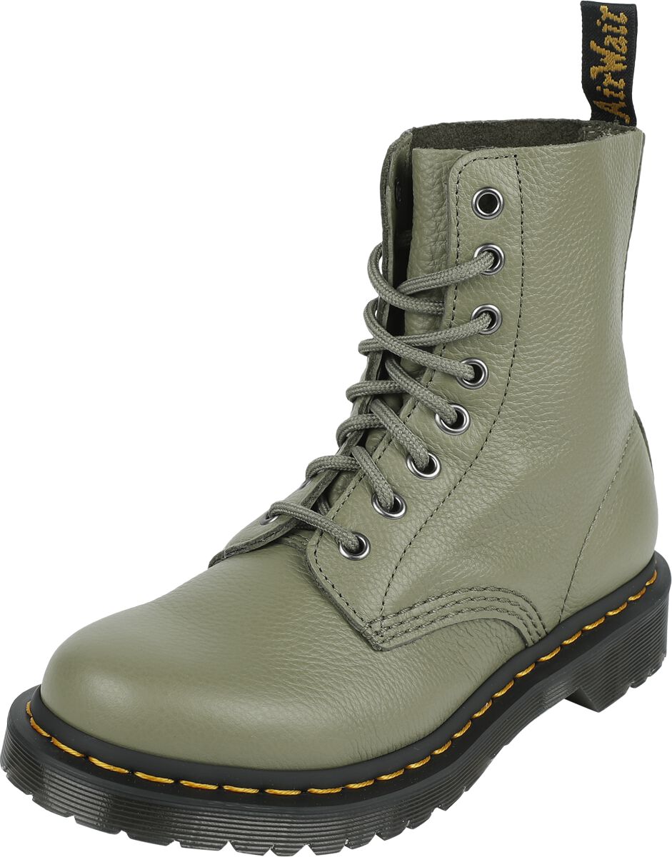 Dr. Martens 1460 Pascal - Muted Olive Virginia Bikerboot oliv in EU38 von Dr. Martens