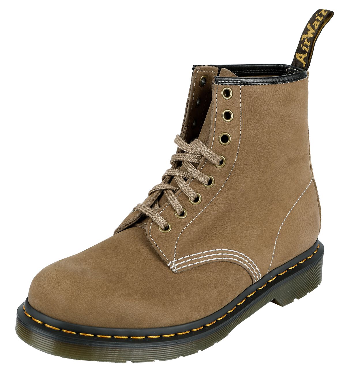 Dr. Martens 1460 - Savannah Tan Tumbled Bikerboot beige in EU43 von Dr. Martens