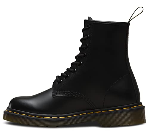 Dr. Martens 1460 Smooth, Unisex-Erwachsene Combat Boots, Schwarz (1460 Smooth 59 Last BLACK), 47 EU von Dr. Martens