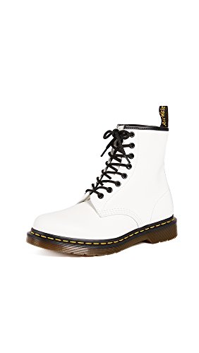 Dr. Martens Mädchen 1460 Combat Boots, Weiß White Smooth, 36 EU von Dr. Martens