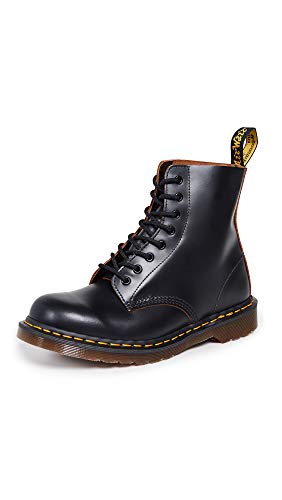 Dr. Martens 1460Z Vintage 8 Eye Boot BLACK, Unisex-Erwachsene Combat Boots, Schwarz (Black), 44 EU (9.5 Erwachsene UK) von Dr. Martens