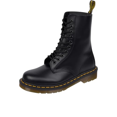 Dr. Martens 1490 Smooth 59 Last BLACK, Unisex-Erwachsene Combat Boots, Schwarz (Black), 39 EU (6 Erwachsene UK) von Dr. Martens