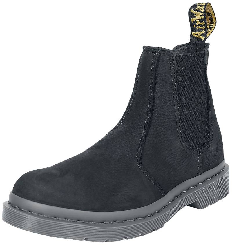 Dr. Martens 2976 - Black Milled Nubuck Wp Boot schwarz in EU37 von Dr. Martens