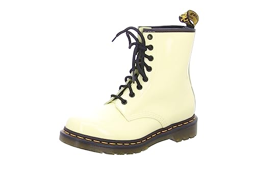 Dr. Martens 8 Eye, gelb(toilepatentlampercream), Gr. 40 von Dr. Martens