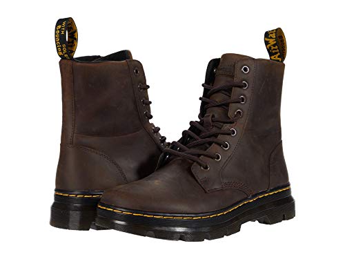 Dr. Martens 8 Eye Boot Springerstiefel, Dark Brown Crazy Horse, 37 EU von Dr. Martens