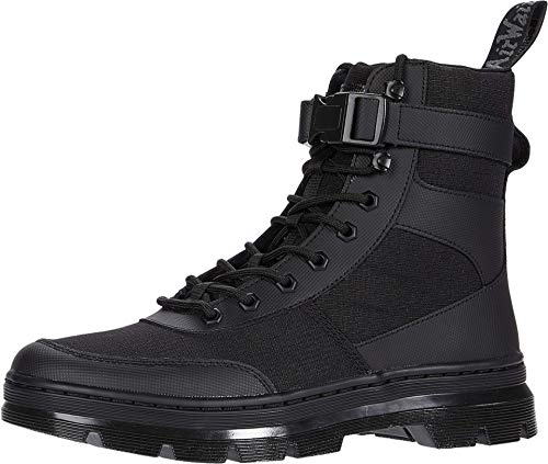 DR MARTENS 8 Tie Boots, Black Element Black Poly Rip Stop Ot9286, 38 EU von Dr. Martens