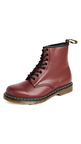 Dr. Martens Air Wair Unisex Stiefel cherry red smooth Größe 39 von Dr. Martens
