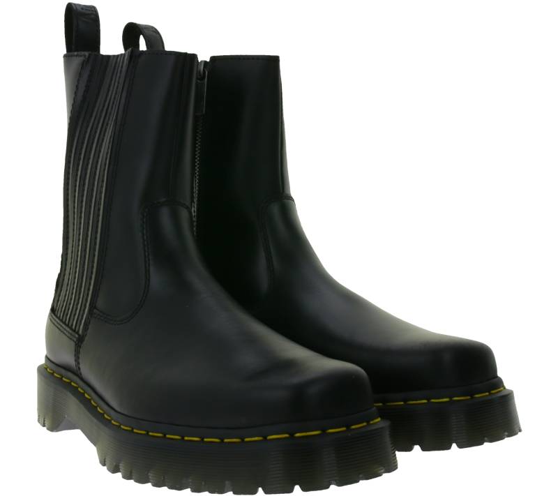 Dr. Martens Amaayah Lo Damen Echtleder-Schuhe Plateau-Boots mit Reißverschluss 31950001 Schwarz von Dr. Martens