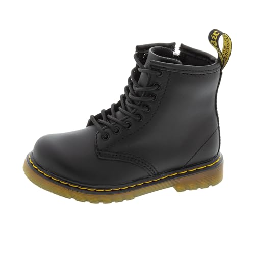 Dr. Martens BROOKLEE Softy T Unisex-Kinder Bootsschuhe, Black Softy T, 24 EU von Dr. Martens