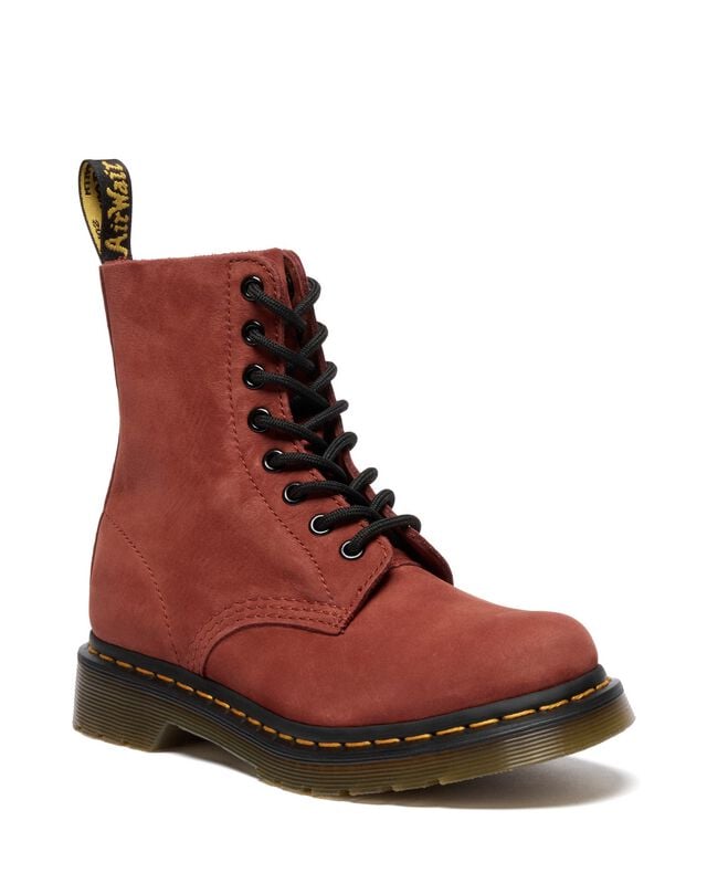 Dr. Martens Bikerboot - 1460 Pascal - Russet Red Milled Nubuck MB - EU36 bis EU39 - für Damen - Größe EU37 - rost von Dr. Martens