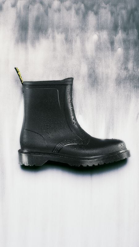 Dr. Martens Bikerboot - 1460 Rain - EU36 bis EU46 - Größe EU41 - schwarz von Dr. Martens