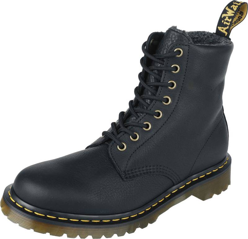 Dr. Martens Boot - 1460 - Black Grizzly - EU36 bis EU44 - Größe EU37 - schwarz von Dr. Martens