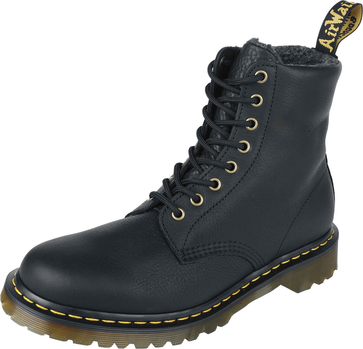 Dr. Martens Boot - 1460 - Black Grizzly - EU36 bis EU44 - Größe EU40 - schwarz von Dr. Martens