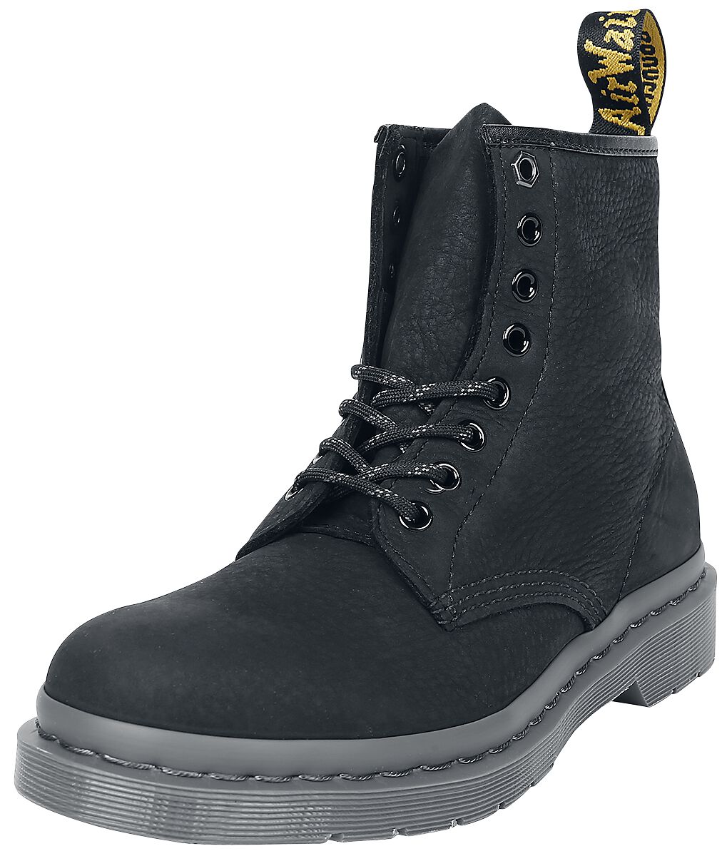 Dr. Martens Boot - 1460 - Black Milled Nubuck Wp - EU36 bis EU40 - Größe EU39 - schwarz von Dr. Martens