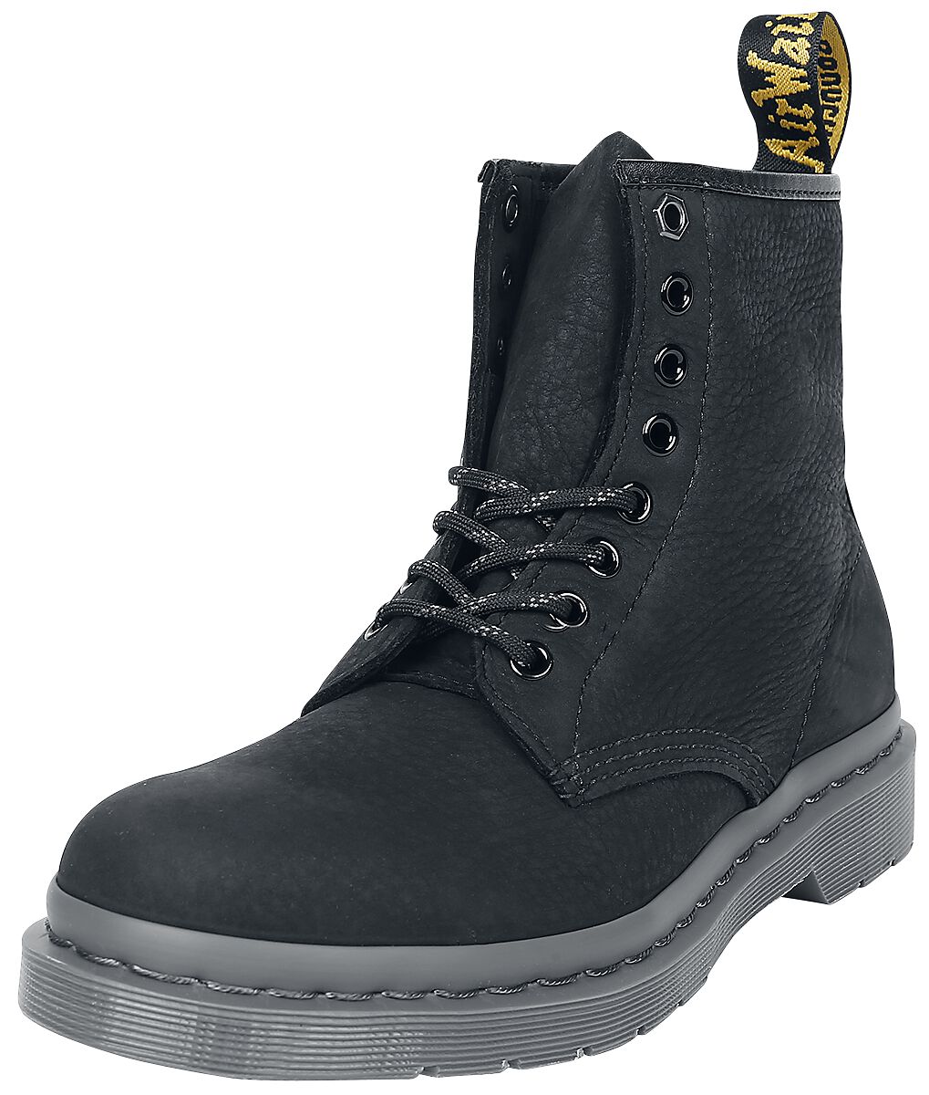 Dr. Martens Boot - 1460 - Black Milled Nubuck Wp - EU36 bis EU40 - Größe EU40 - schwarz von Dr. Martens