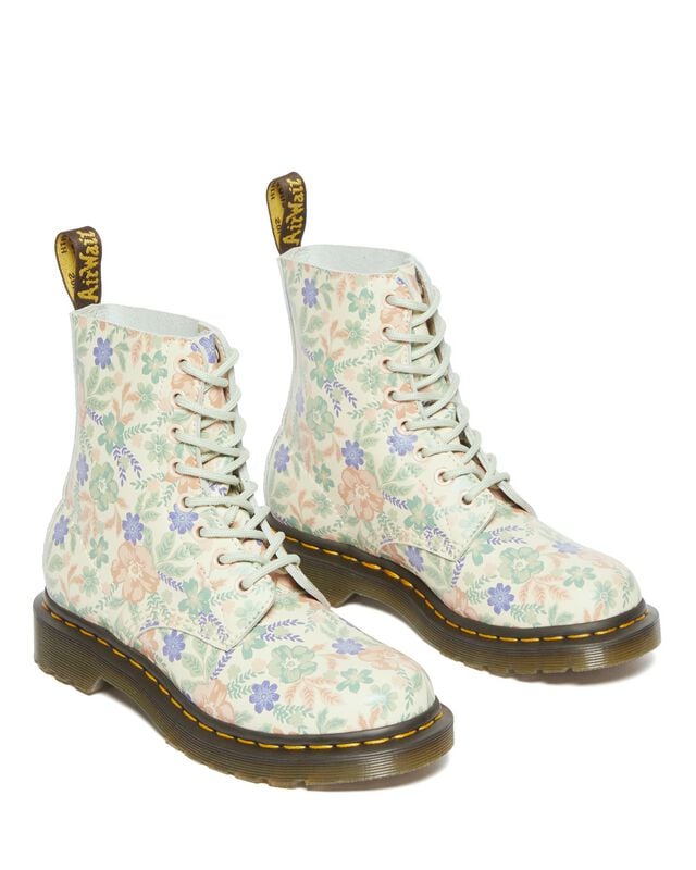 Dr. Martens Boot - 1460 Pascal Cloud Cream+Multi Genix Nappa - EU36 bis EU38 - für Damen - Größe EU36 - multicolor von Dr. Martens