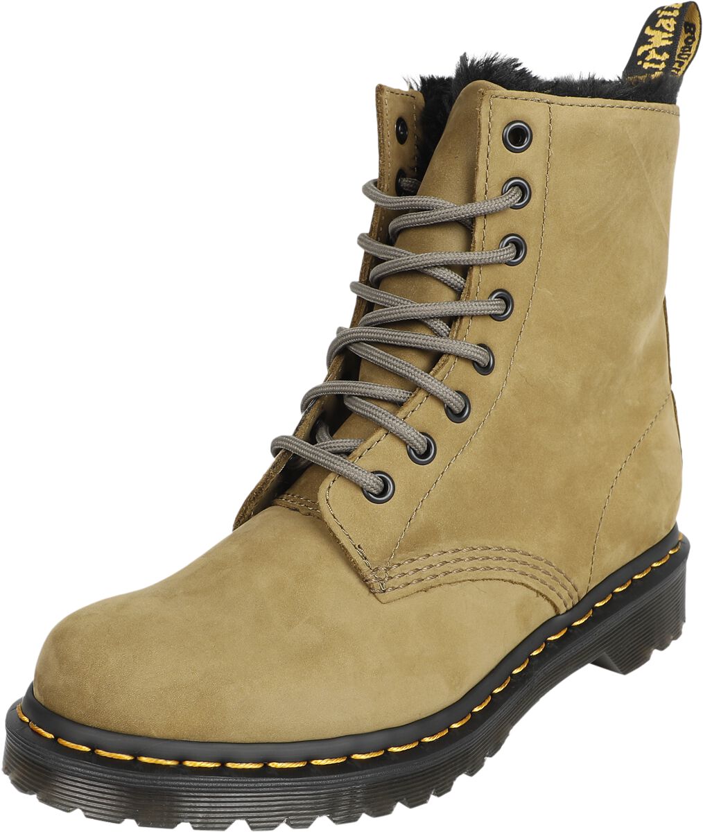 Dr. Martens Boot - 1460 Serena - Dms Olive Buffbuck - EU36 bis EU40 - für Damen - Größe EU38 - oliv von Dr. Martens