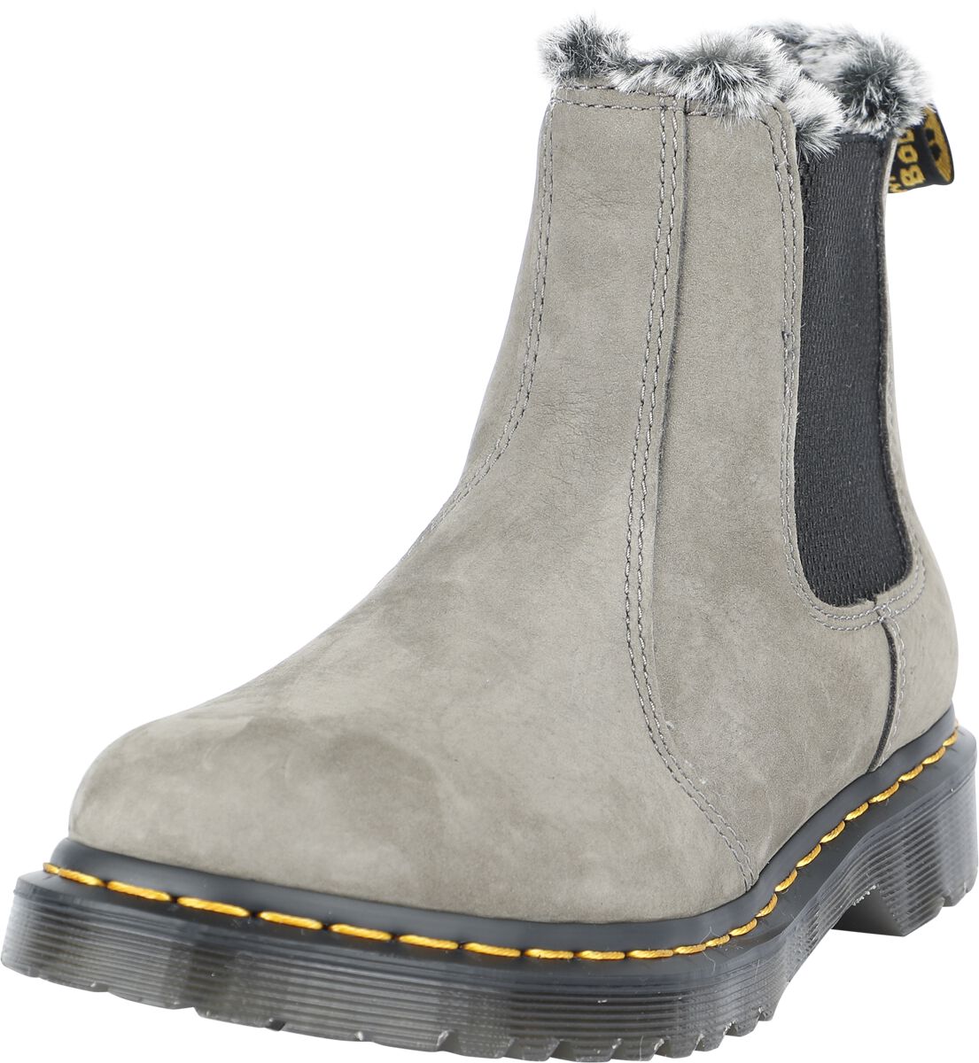 Dr. Martens Boot - 2976 Leonore Nickel Grey Milled Nubuck Wp - EU36 bis EU40 - für Damen - Größe EU36 - grau von Dr. Martens