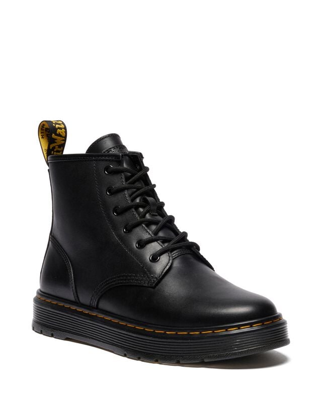 Dr. Martens Brookline Chukka - Black Lusso Bikerboot schwarz in EU44 von Dr. Martens