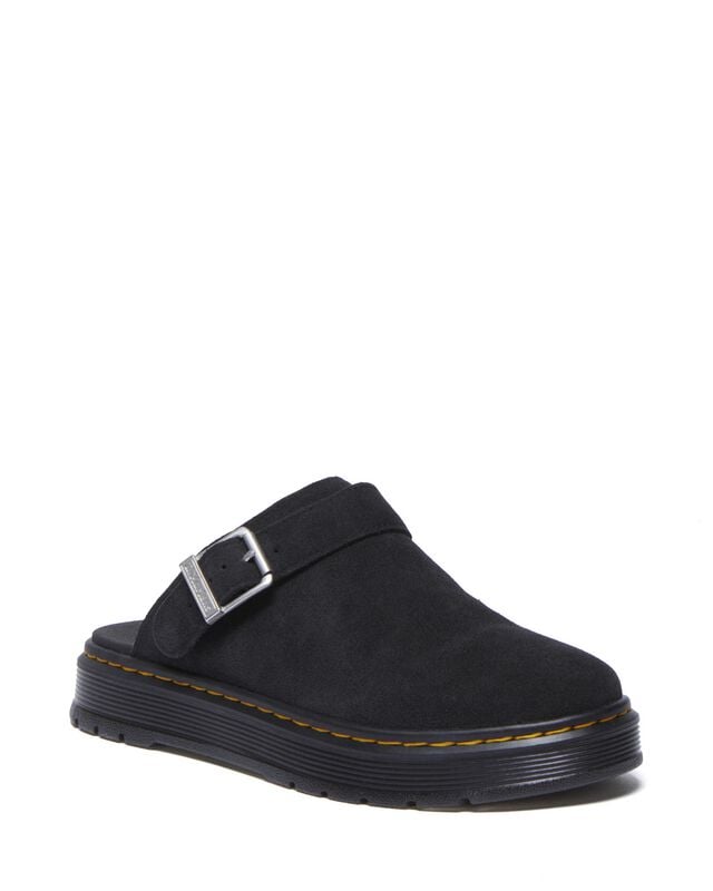 Dr. Martens Brookline Mule Black Bronx Suede Sandale schwarz in EU36 von Dr. Martens