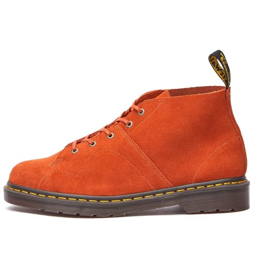 Dr. Martens Church Affenstiefel, Wildleder, Braun (Rust Tan), orange, 45 EU von Dr. Martens